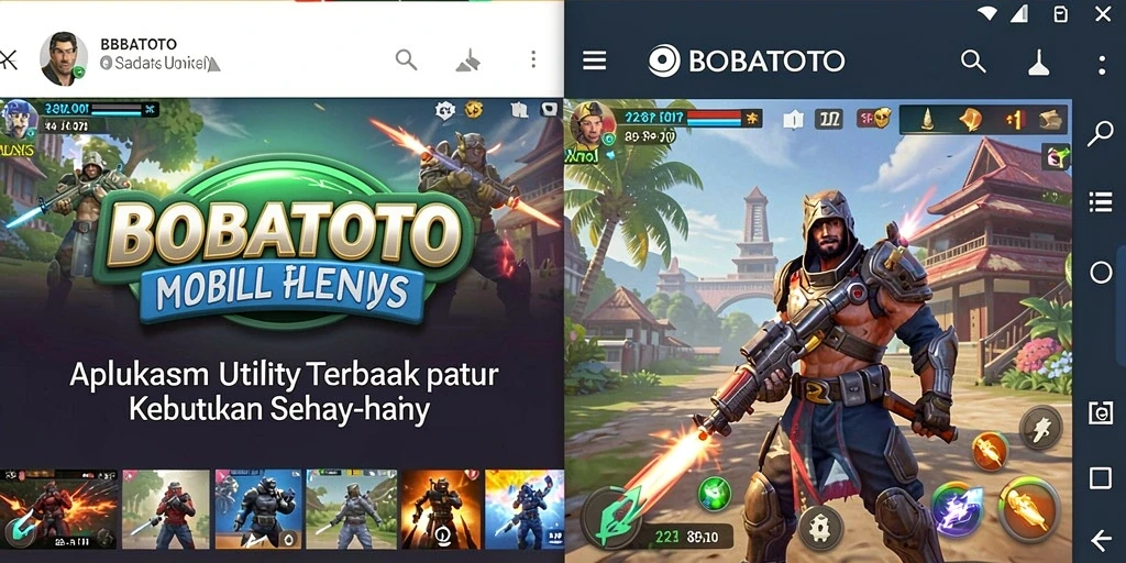 Screenshot BOBATOTO menampilkan antarmuka pengguna yang intuitif dan fungsional.