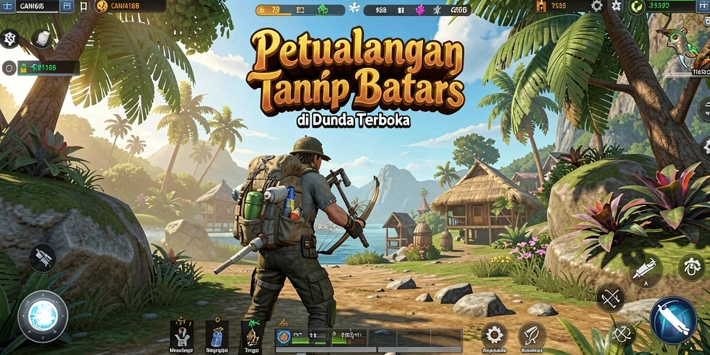 Tampilan gameplay yang mendebarkan di dunia terbuka