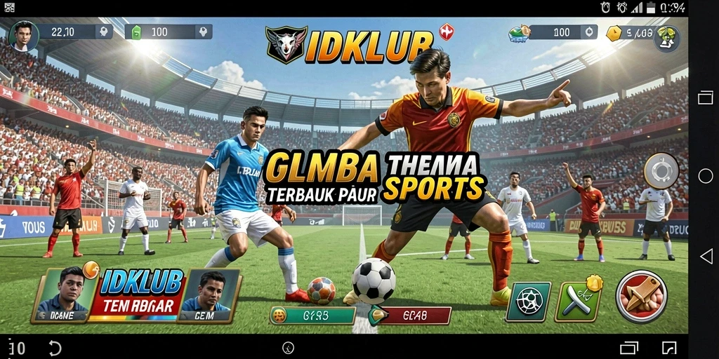 Gameplay mendebarkan dari IDKLUB menampilkan aksi olahraga yang seru.