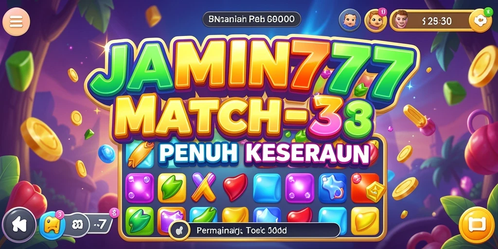 Tampilan gameplay JAMIN777 yang seru dan penuh warna.
