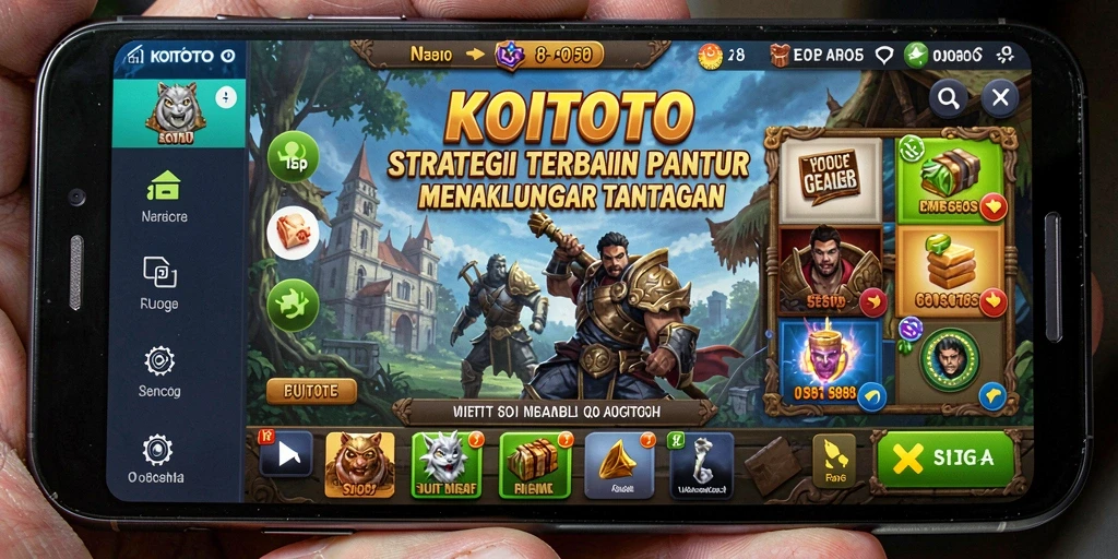 Tangkapan layar gameplay KOITOTO yang menunjukkan strategi cerdas dan pertarungan seru.