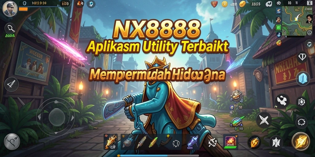 Tampilan antarmuka NX888 yang intuitif dan ramah pengguna.