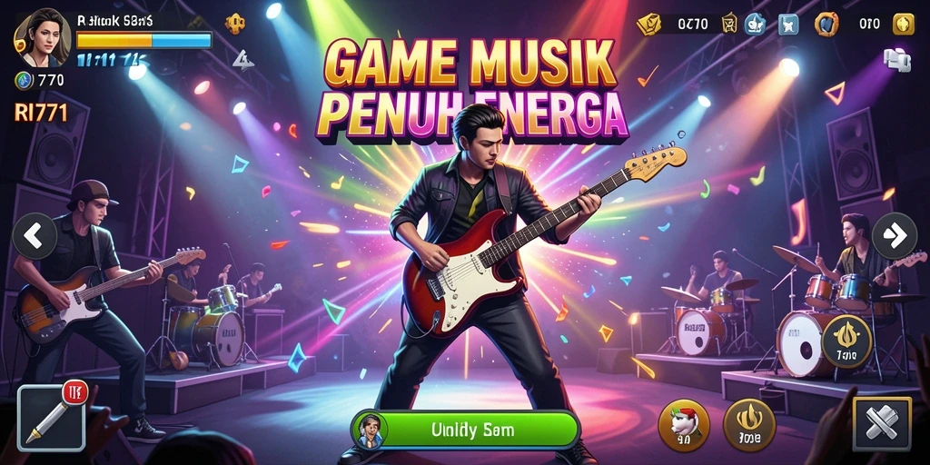 Tampilan utama RI771 dengan gameplay yang menarik dan interaktif.