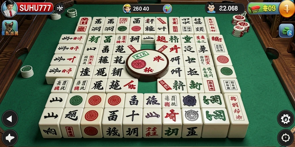 Gameplay Mahjong seru dan menarik di SUHU777.