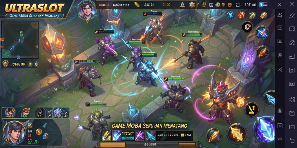 Tampilan gameplay intens dari ULTRASLOT