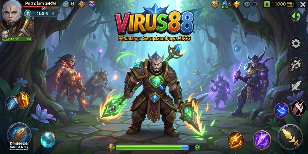 Tampilan gameplay seru dalam dunia ARPG yang dinamis.