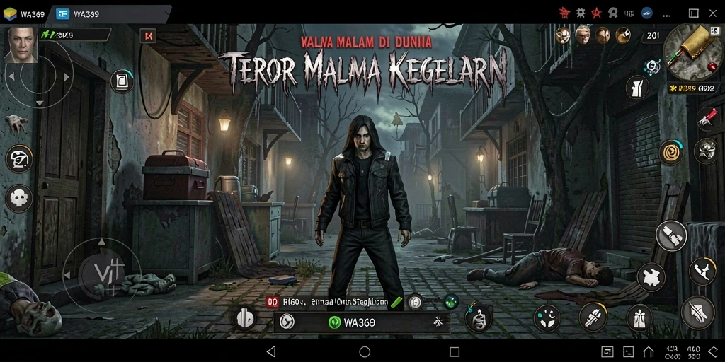 Screenshot gameplay WA369 yang menegangkan dan menyeramkan.